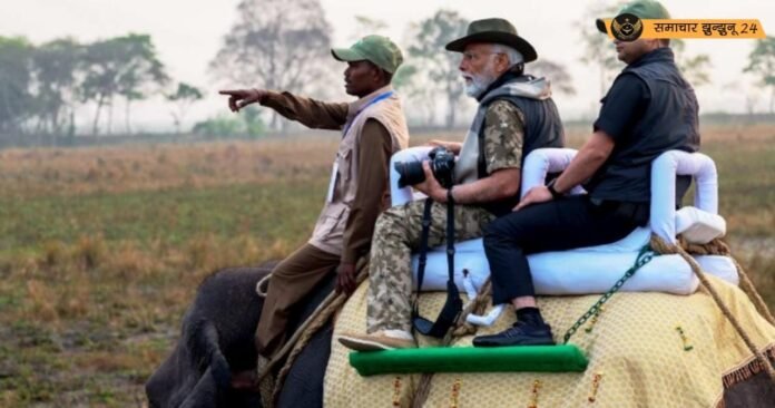 प्रधानमंत्री नरेंद्र मोदी के गुजरात दौरे का आज अंतिम दिन, गिर नेशनल पार्क में जंगल सफारी का लिया आनंद