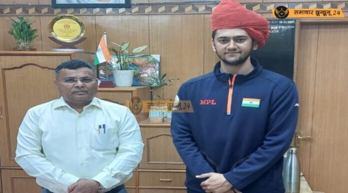 ओलंपिक 2028 की तैयारी में जुटे चिड़ावा के निशानेबाज अक्षय कुमार