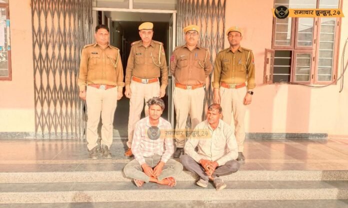 गुढ़ागौड़जी पुलिस ने गंभीर मारपीट के दो आरोपियों को किया गिरफ्तार