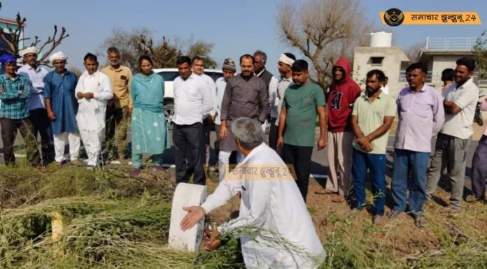 भाजपा नेता राजेश दहिया ने ओलावृष्टि से हुए नुकसान का जायजा लिया, मुआवजा देने व बिजली का बिल माफ करने के लिए मुख्यमंत्री को लिखा पत्र