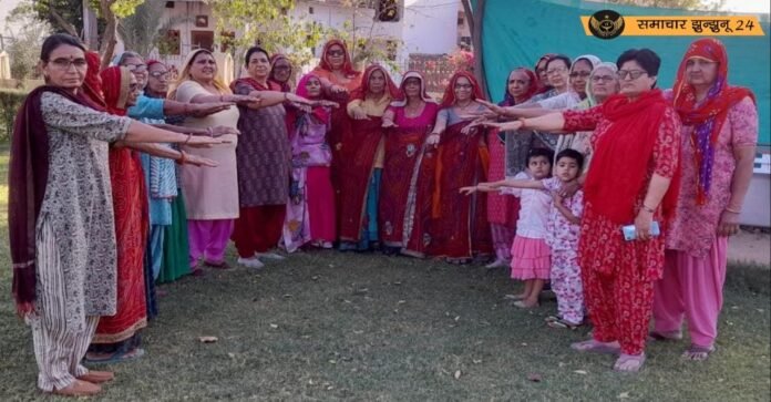 राजस्थान दिवस पर जाट महासंघ की महिला पदाधिकारियों ने सामाजिक कुरूतियों को मिटाने का लिया संकल्प