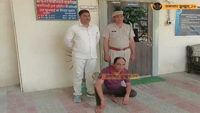चिड़ावा सीआई को धमकी देने वाला आरोपी गिरफ्तार