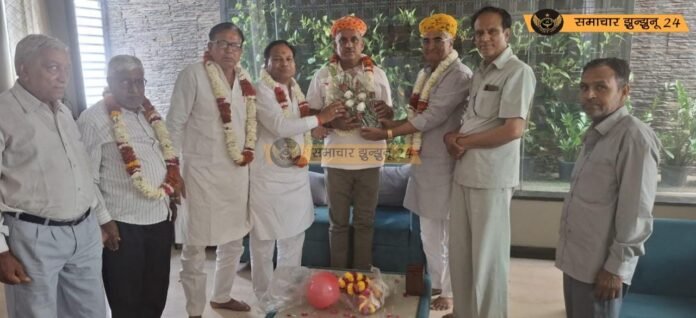 वैध गुलझारी लाल शर्मा बने विप्र सेना के झुंझुनू जिलाध्यक्ष
