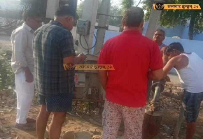 चिड़ावा: वार्ड नंबर 16 में सार्वजनिक बोरवेल की केबल काट ले गए चोर