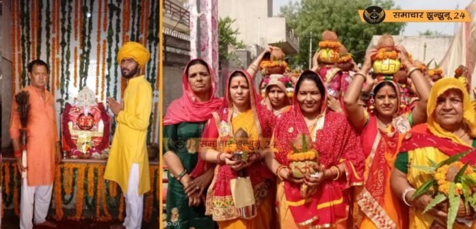 प्याऊ वाला बालाजी मंदिर सूरजगढ़ में प्राण प्रतिष्ठा, भव्य कलश यात्रा व भजन संध्या सहित तीन दिवसीय धार्मिक आयोजन शुरू