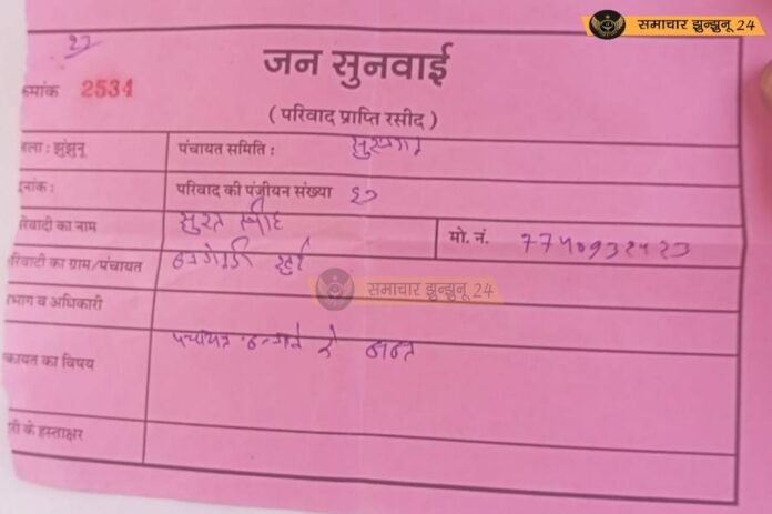 बनगोठड़ी खुर्द को अलग पंचायत बनाने की मांग को लेकर ग्रामीणों ने कलेक्टर को सौंपा ज्ञापन, जनसुनवाई में उठाई आवाज