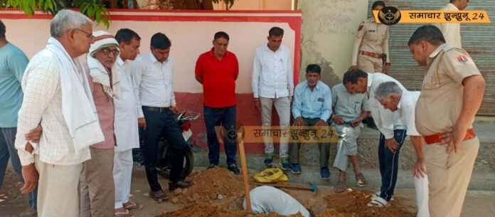 चिड़ावा की चौधरी कॉलोनी में जलदाय विभाग की बड़ी कार्रवाई, अवैध पेयजल कनेक्शन हटाए गए