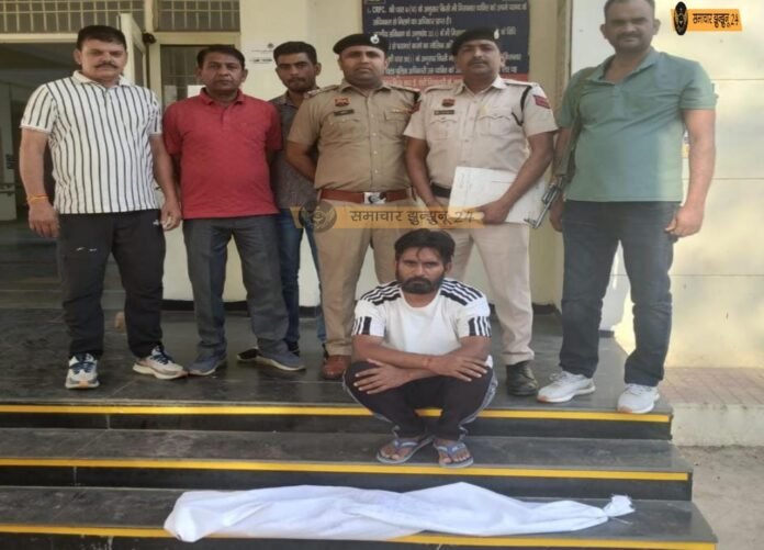पिलानी: झेरली निवासी मंड्रेला थाने का 25 हजार रुपए का इनामी बदमाश दिगपाल लोहारू में अवैध बंदूक के साथ धरा गया