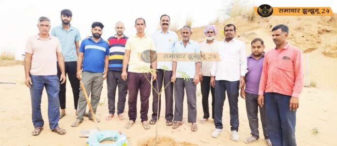 स्व. नाहर सिंह डारा जी की द्वितीय पुण्यतिथि पर लगाए पौधे, परिंडे बांधकर दी गई भावभीनी श्रद्धांजलि
