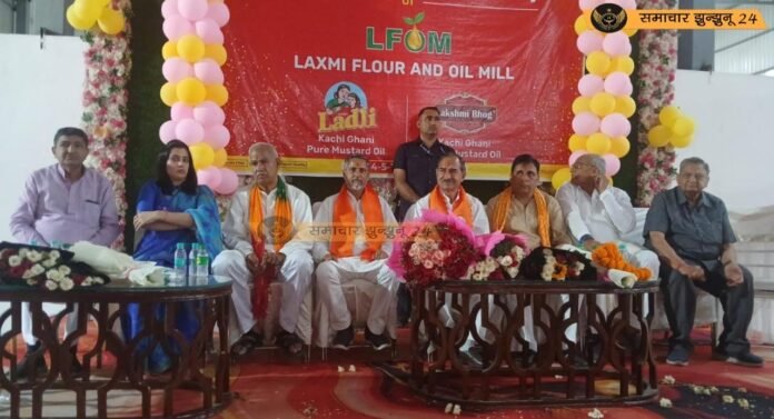 भाजपा प्रदेशाध्यक्ष मदन सिंह राठौड़ आए पिलानी, ऑयल मिल का उद्घाटन किया, कहा- औद्योगिक विकास से ही होगा राजस्थान समृद्ध