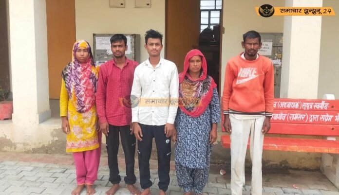 पचेरी कलां में सात बांग्लादेशी नागरिक पकड़े गए, वैध दस्तावेज न होने पर हिरासत में लेकर पूछताछ जारी