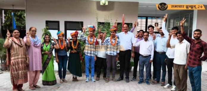 आरएन टैगोर स्कूल चिडावा का सीनियर सैकण्डरी परीक्षा परिणाम रहा सौ फीसदी, विज्ञान व कला वर्ग के विद्यार्थियों ने लाए शानदार अंक, संस्था में खुशी का माहौल