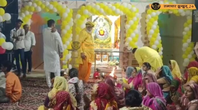 चिड़ावा में आयोजित हुआ श्याम वार्षिक महोत्सव, भजनों की संध्या में भक्ति रस में डूबे श्रद्धालु