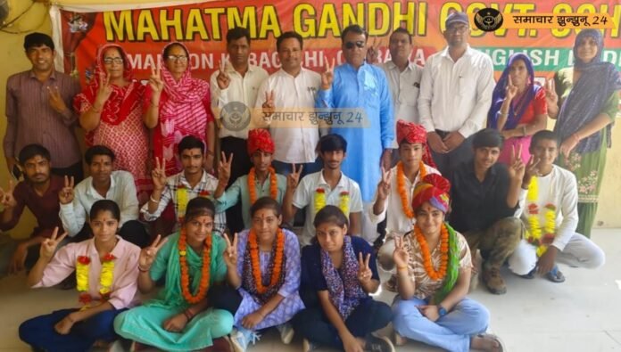 चिड़ावा के महात्मा गांधी राजकीय विद्यालय मालियों की बगीची का रहा सौ फीसदी परीक्षा परिणाम, नवीन कुमार ने हासिल किए 88 प्रतिशत अंक