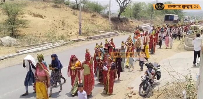 मोरिंडा धाम में भव्य कलश यात्रा के साथ श्रीमद् भागवत कथा का हुआ शुभारंभ