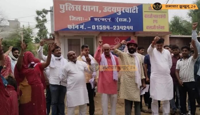 झुंझुनूं में पुलिसकर्मियों पर युवती से मारपीट और कपड़े फाड़ने का आरोप, जवाब में राजकार्य में बाधा का केस दर्ज