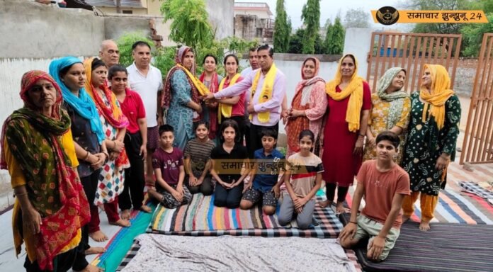 सरिता लुणायच को सौंपा गया पतंजलि महिला महामंत्री सूरजगढ़ का दायित्व, सूरजगढ़ योग केंद्र में महिला योग साधिकाओं की उपस्थिति में हुआ सम्मान समारोह