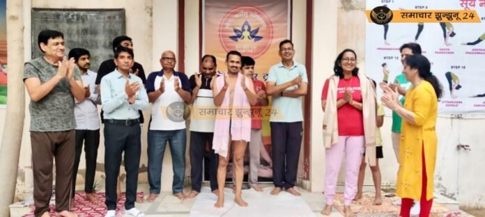 योग मंदिर ट्रस्ट पिलानी द्वारा संत निरंकारी मंडल के अमरदीप, अमरजीत और कल्पवृक्ष अस्पताल की डॉ अनीता बुडानिया व डॉ करण बेनीवाल का अभिनंदन