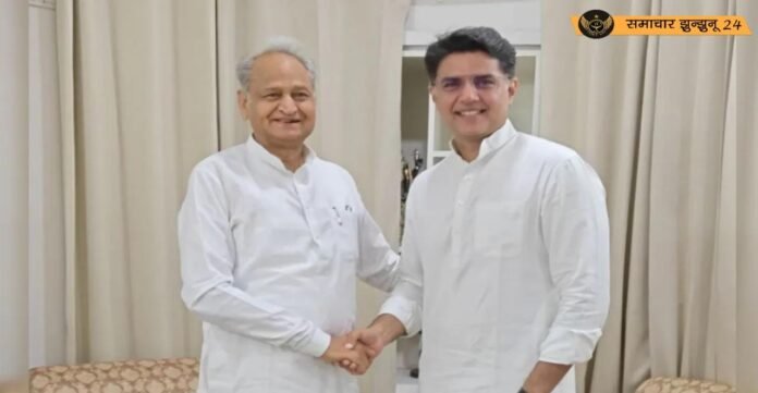 सचिन पायलट और अशोक गहलोत की सियासी मुलाकात ने बढ़ाई हलचल, राजेश पायलट की पुण्यतिथि कार्यक्रम का दिया निमंत्रण