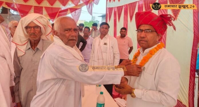 चिड़ावा: बदनगढ़ के खारिया कुआं में पिलानी विधायक का नागरिक अभिनंदन, विकास और जल संकट को लेकर दिए आश्वासन