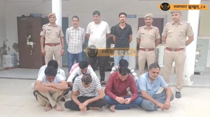 झुंझुनूं में अनैतिक गतिविधियों के खिलाफ कोतवाली पुलिस की सख्त कार्रवाई, चार स्पा सेंटर सहित पांच स्थानों पर एक साथ दबिश