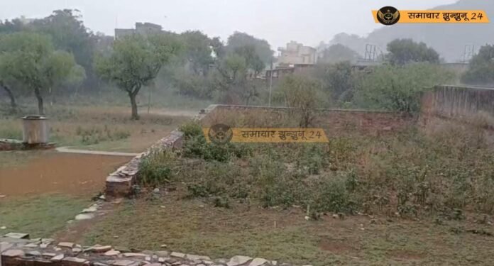 सिंघाना में बदले मौसम ने दी गर्मी से राहत, तेज बारिश से लोगों ने ली राहत की सांस