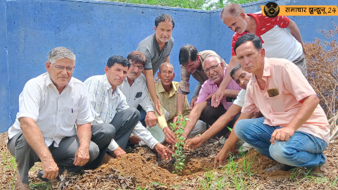 खेतड़ी नगर में राष्ट्रीय जाट महासंघ ने किया पौधारोपण, पर्यावरण संरक्षण का लिया संकल्प