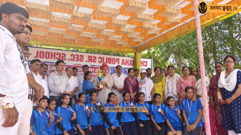 चनाना पब्लिक स्कूल में जिला स्तरीय छात्रा कबड्डी प्रतियोगिता संपन्न, बड़ागांव और चनाना की टीमें बनीं चैंपियन