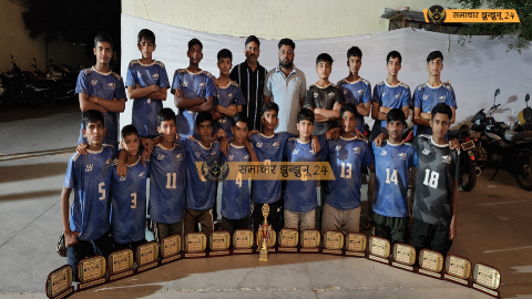 डालमिया विद्या मंदिर चिड़ावा की फुटबॉल टीम ने राज्य स्तरीय प्रतियोगिता में रचा इतिहास, बनी उपविजेता