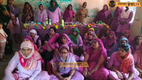 पिलानी में पोषण मेला 2025: गर्भवती और धात्री महिलाओं को सिखाया गया घर पर पौष्टिक व्यंजन बनाने का महत्व