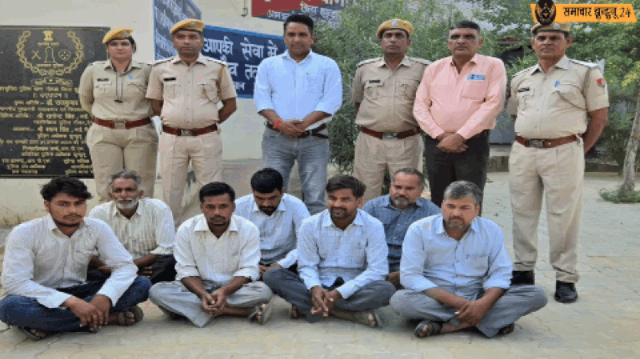 अपराधियों पर गिरी झुंझुनूं पुलिस की गाज, 380 जगह दबिश में 51 गिरफ्तार, आरबीएम गैंग के तीन सदस्य भी दबोचे गए